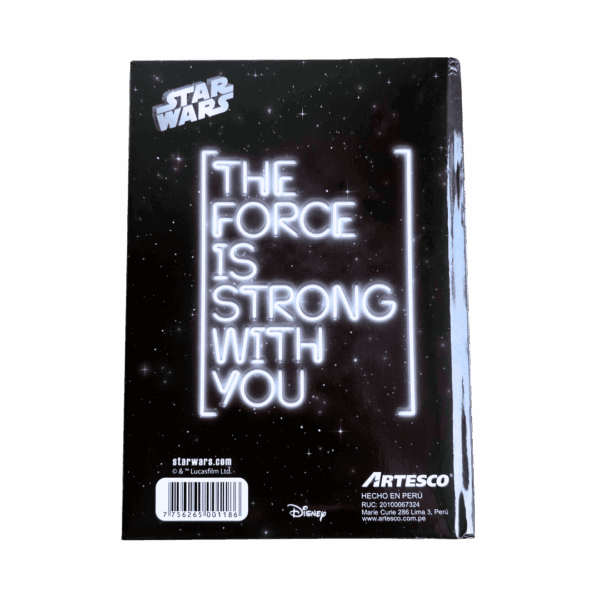 Libreta de Notas Star Wars Empastada 80 hojas a color. - Imagen 2