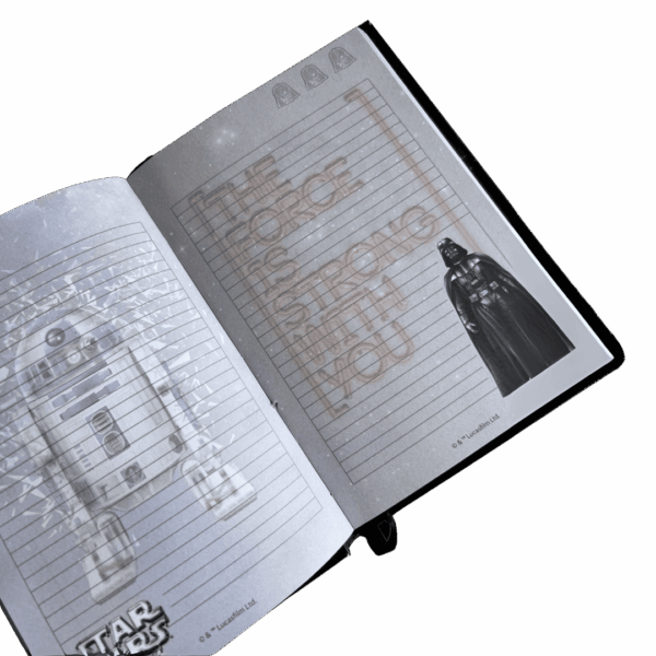 Libreta de Notas Star Wars Empastada 80 hojas a color. - Imagen 3