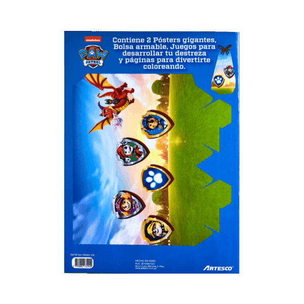 Art & Craft Paw Patrol Libro de Actividades y Coloreo. - Imagen 2