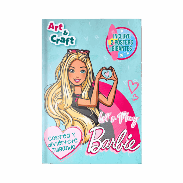 Art & Craft Barbie Libro de Actividades y Coloreo.