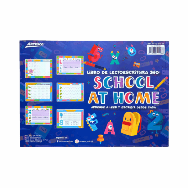 School at Home Libro de Lectoescritura 360° - Imagen 2