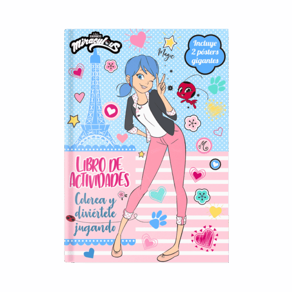 Miraculous Ladybug Libro de Actividades y Coloreo.