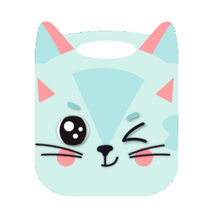 Libro con Asa para Colorear CAT