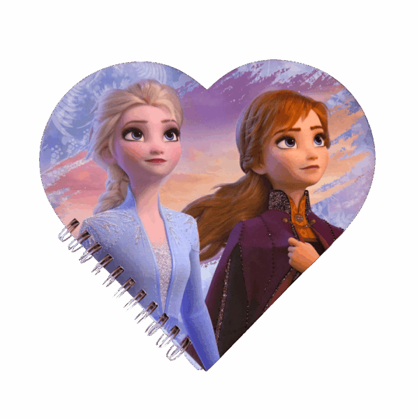 Libreta de Notas Frozen Corazón