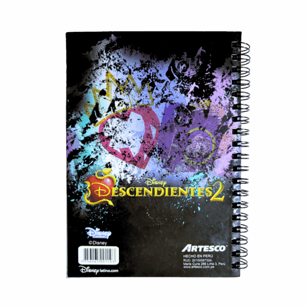 Libreta de Notas Descendientes 2 - Anillada - Imagen 2