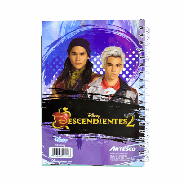 Libreta de Notas Descendientes 2 - Anillada (2) - Imagen 2