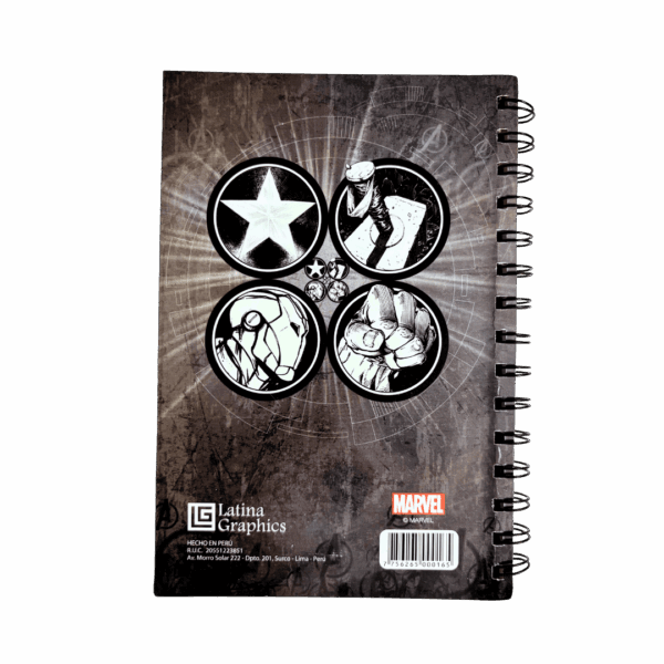 Libreta de Notas Avengers - Anillada (2) - Imagen 2