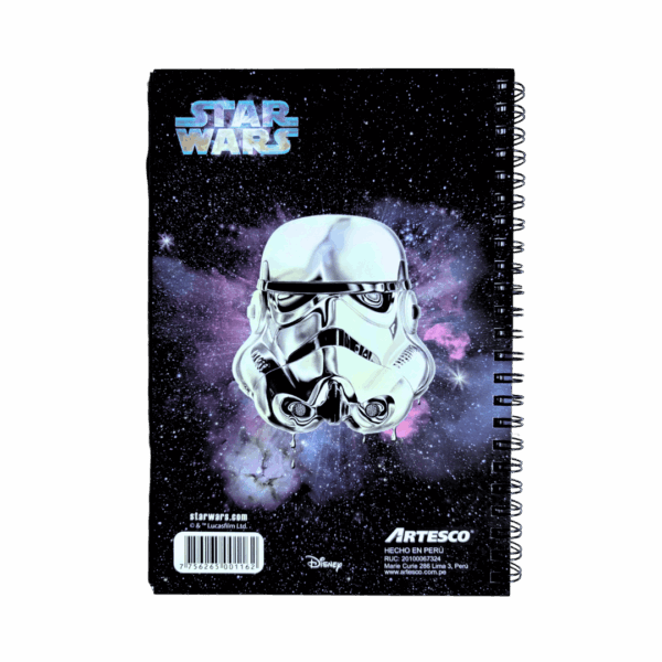 Libreta de Notas Star Wars - Doble Portada Anillada - Imagen 4