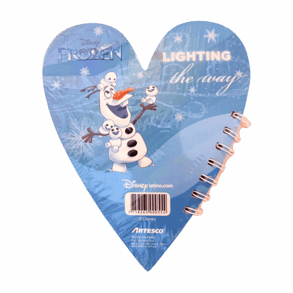 Libreta de Notas Frozen Corazón (2) - Imagen 2