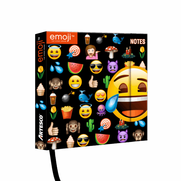 Libreta de Notas Emoji - Empastada cuadrada con imán