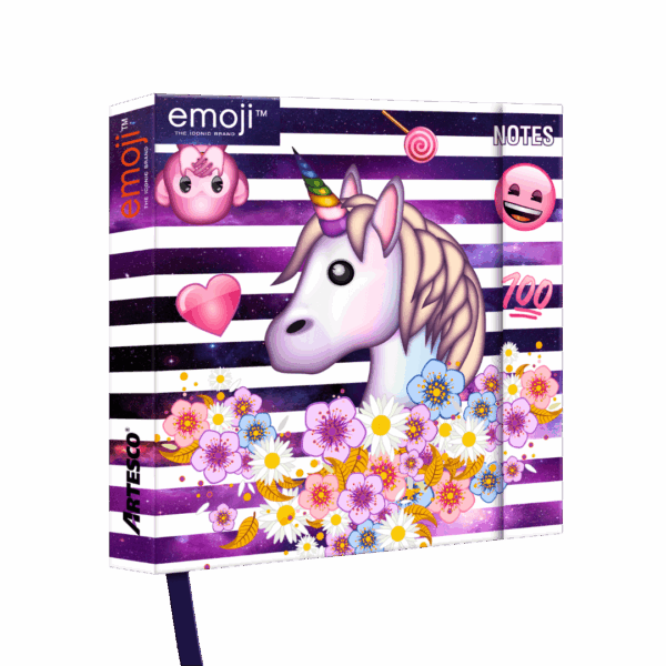 Libreta de Notas Emoji - Empastada cuadrada con imán (2)