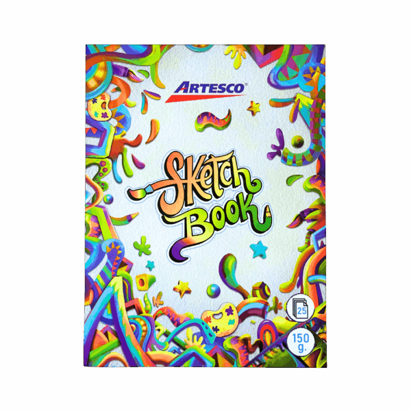 Sketch Book. 25 hojas de cartulina blanca 125 gr.