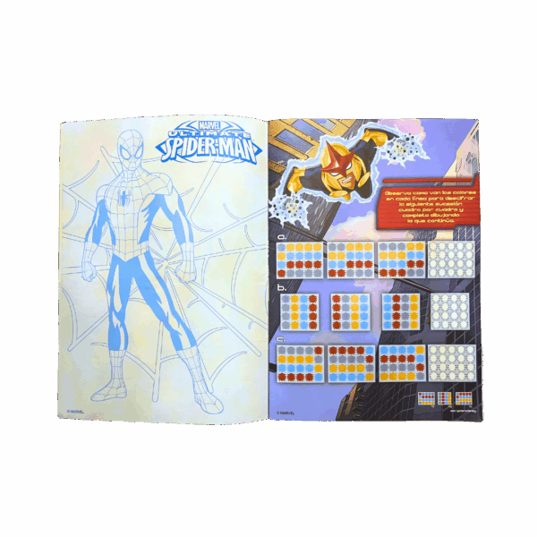 Spiderman Libro de Actividades + 12 Plumones - Imagen 4