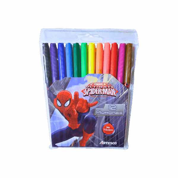 Spiderman Libro de Actividades + 12 Plumones - Imagen 5