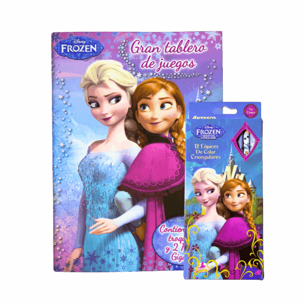 Frozen Libro de Actividades + 12 Colores