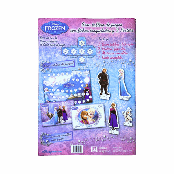 Frozen Libro de Actividades + 12 Colores - Imagen 3