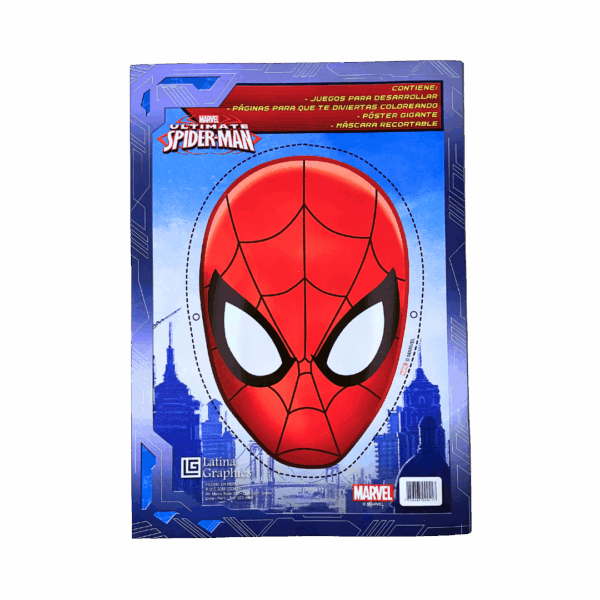 Libro de Actividades Spiderman + Póster + Máscara - Imagen 2