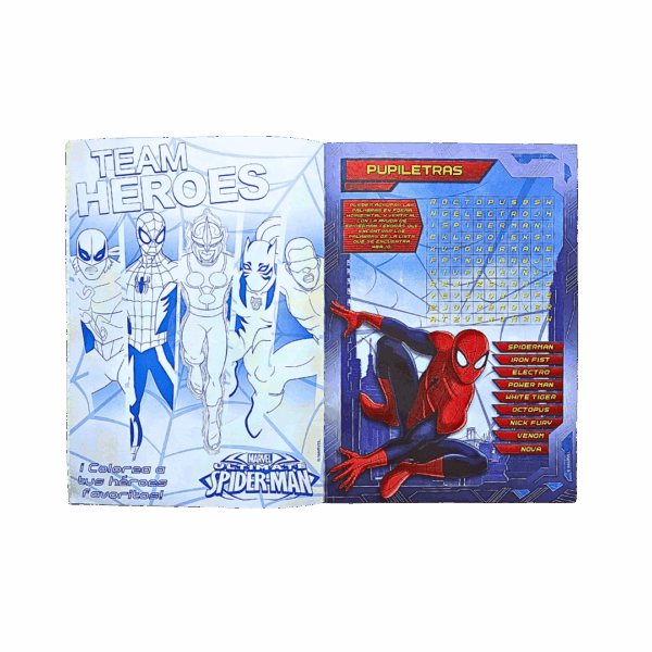 Libro de Actividades Spiderman + Póster + Máscara - Imagen 3