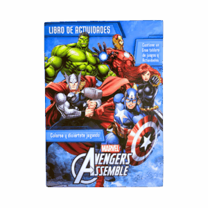 Libro de Actividades Avengers + Tablero de juegos