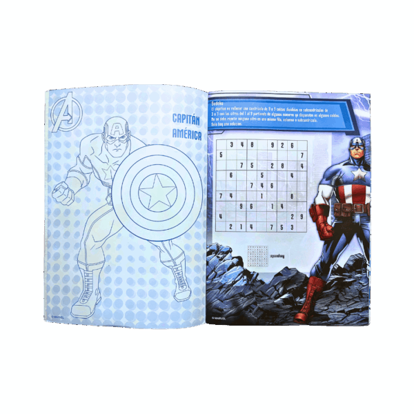 Libro de Actividades Avengers + Tablero de juegos - Imagen 3